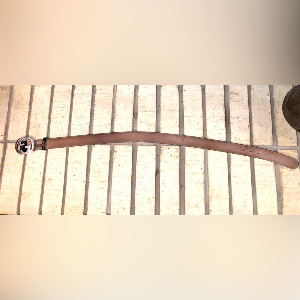 GUCCI - Signature Leather Belt - 80-32 - Picture 12 of 16